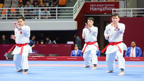 Karate Việt Nam đã trắng tay ở ngày thi đấu cuối cùng của ASIAD 19